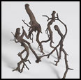 FAMILY DANCE - 2008 - Bronze from wood