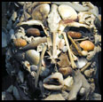 NATURE HEAD - 2006 (in process) - Natural found objects - 37" x 37" x 36" - Collection of the artist