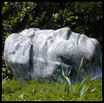 GNEISS FACE - 2005 - Granite - 35" x 60" x 39" - Collection of Linda Wisnewski and William Collatos, West Newton, MA